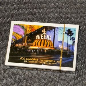 4 Queens Hotel Las Vegas Playing Cards -Sealed Never Opened